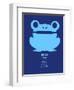 Blue Frog Multilingual Poster-NaxArt-Framed Art Print