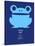 Blue Frog Multilingual Poster-NaxArt-Stretched Canvas