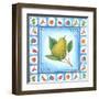 Blue Fruits I-Urpina-Framed Art Print