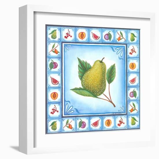 Blue Fruits I-Urpina-Framed Art Print