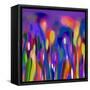 Blue Fusion-Ruth Palmer-Framed Stretched Canvas