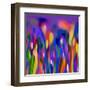 Blue Fusion-Ruth Palmer-Framed Art Print