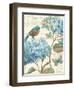 Blue Garden II Crop-Daphne Brissonnet-Framed Art Print