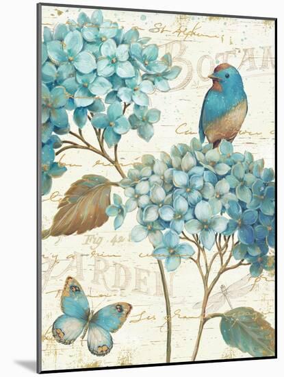 Blue Garden III Crop-Daphne Brissonnet-Mounted Art Print