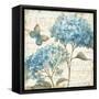 Blue Garden IV-Daphne Brissonnet-Framed Stretched Canvas