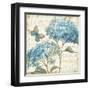 Blue Garden IV-Daphne Brissonnet-Framed Art Print