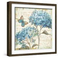 Blue Garden IV-Daphne Brissonnet-Framed Art Print