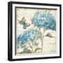 Blue Garden IV-Daphne Brissonnet-Framed Art Print