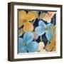 Blue Garden Party II-Lanie Loreth-Framed Art Print