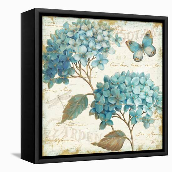 Blue Garden V-Daphne Brissonnet-Framed Stretched Canvas