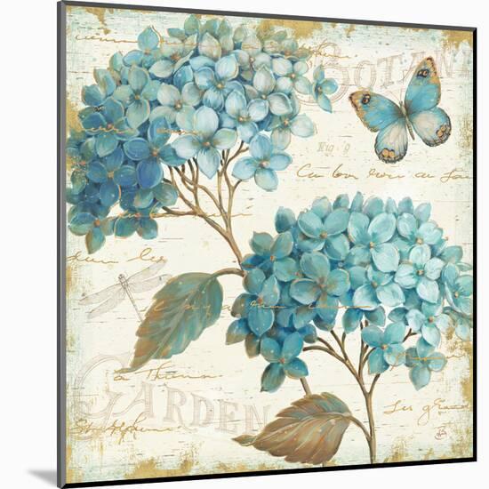 Blue Garden V-Daphne Brissonnet-Mounted Art Print