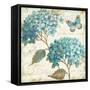 Blue Garden V-Daphne Brissonnet-Framed Stretched Canvas