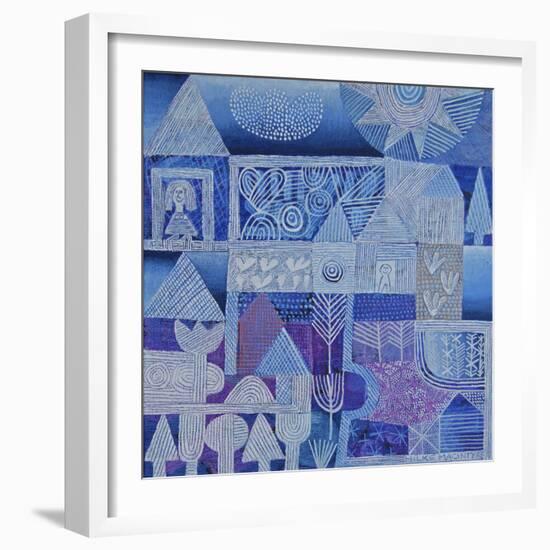 Blue Gardens-Hilke Macintyre-Framed Giclee Print