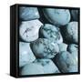 Blue Gemstones-Floris Leeuwenberg-Framed Stretched Canvas