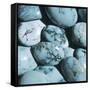 Blue Gemstones-Floris Leeuwenberg-Framed Stretched Canvas