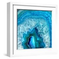 Blue Geo 2-Kimberly Allen-Framed Art Print