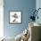 Blue Geranium-Albert Koetsier-Framed Premium Giclee Print displayed on a wall