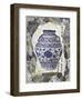 Blue Ginger Jar-Annabel Hewitt-Framed Art Print