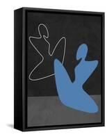 Blue Girl-Felix Podgurski-Framed Stretched Canvas