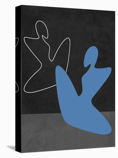 Blue Girl-Felix Podgurski-Stretched Canvas