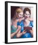 Blue Girls-Rachel Deacon-Framed Giclee Print