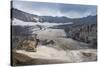 Blue Glacial Water in a Glacier on Mutnovsky Volcano, Kamchatka, Russia, Eurasia-Michael Runkel-Stretched Canvas