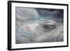 Blue Glacial Water in a Glacier on Mutnovsky Volcano, Kamchatka, Russia, Eurasia-Michael Runkel-Framed Photographic Print