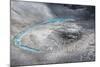 Blue Glacial Water in a Glacier on Mutnovsky Volcano, Kamchatka, Russia, Eurasia-Michael Runkel-Mounted Photographic Print