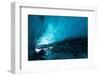 Blue Glacier Ice Cave near Juneau, Alaska-saraporn-Framed Photographic Print