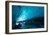 Blue Glacier Ice Cave near Juneau, Alaska-saraporn-Framed Photographic Print