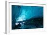 Blue Glacier Ice Cave near Juneau, Alaska-saraporn-Framed Photographic Print