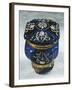 Blue Glass Goblet Bomboniere with Gilt Bronze Base-null-Framed Giclee Print