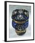 Blue Glass Goblet Bomboniere with Gilt Bronze Base-null-Framed Giclee Print