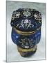 Blue Glass Goblet Bomboniere with Gilt Bronze Base-null-Mounted Giclee Print