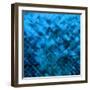Blue Glitter-Petrov Vladimir-Framed Photographic Print