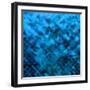 Blue Glitter-Petrov Vladimir-Framed Photographic Print