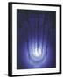 Blue Glow of Nuclear Reactors Core, Ca. 1990-null-Framed Photo
