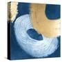 Blue & Gold Revolution IV-Megan Meagher-Stretched Canvas