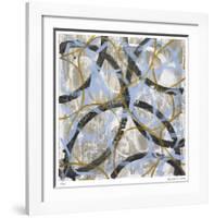 Blue Gold-Maria Lobo-Framed Giclee Print