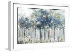 Blue Golden Forest-Allison Pearce-Framed Art Print