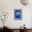 Blue Golf Ball Splash-Steve Gadomski-Framed Premium Photographic Print displayed on a wall