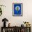Blue Golf Ball Splash-Steve Gadomski-Framed Photographic Print displayed on a wall