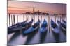 Blue Gondolas-Michael Blanchette-Mounted Photographic Print