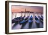 Blue Gondolas-Michael Blanchette-Framed Photographic Print