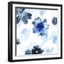 Blue Gossamer Garden I-June Vess-Framed Art Print