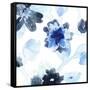 Blue Gossamer Garden I-June Vess-Framed Stretched Canvas