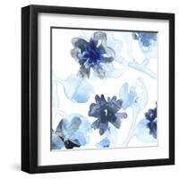 Blue Gossamer Garden II-June Vess-Framed Art Print