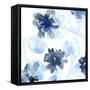 Blue Gossamer Garden II-June Vess-Framed Stretched Canvas