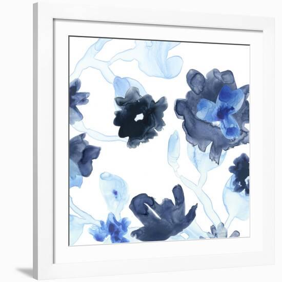 Blue Gossamer Garden III-June Vess-Framed Art Print