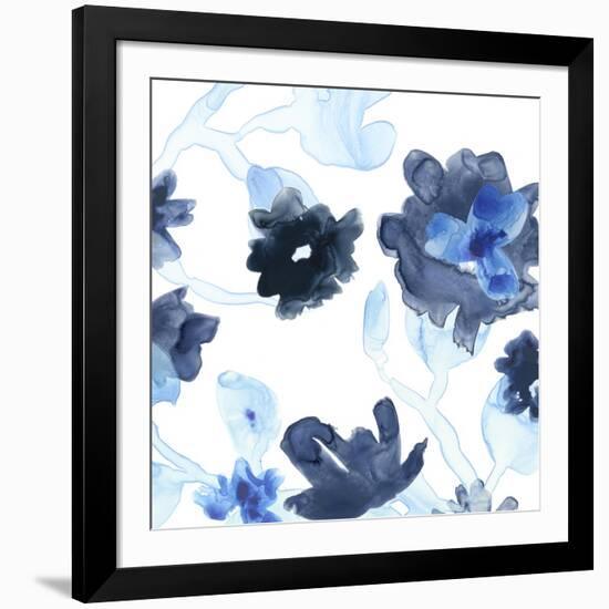 Blue Gossamer Garden III-June Vess-Framed Art Print